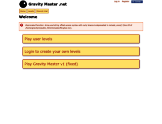 gravitymaster.net screenshot