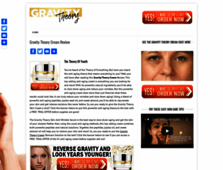 gravitytheorycream.com screenshot