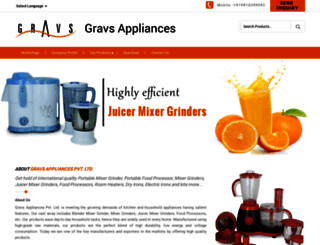 gravsappliances.com screenshot