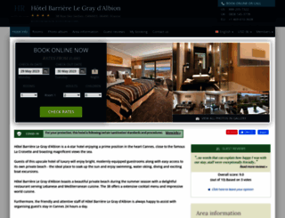 gray-dalbion-cannes.hotel-rv.com screenshot