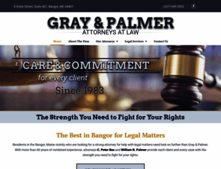 grayandpalmerlaw.com screenshot