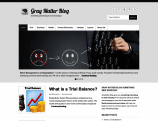 graymatterblog.com screenshot