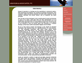 graysonlaw.com screenshot