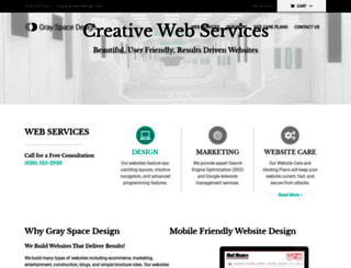 grayspacedesign.com screenshot