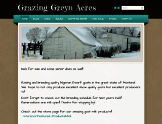 grazinggreynacres.com screenshot