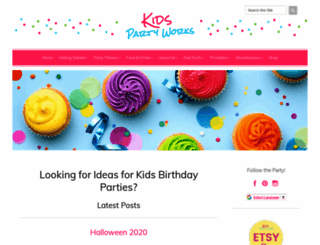 great-kids-birthday-parties.com screenshot