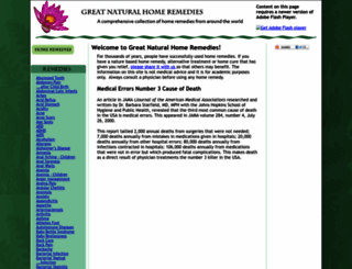 great-natural-home-remedies.org screenshot