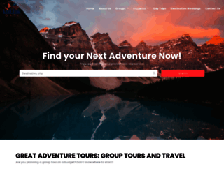 greatadventuretours.com screenshot