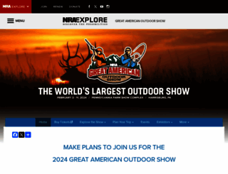 greatamericanoutdoorshow.org screenshot