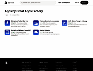 greatappsfactory.com screenshot