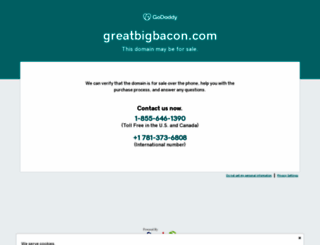 greatbigbacon.com screenshot