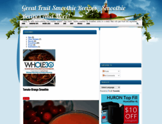 greatblenderrecipes.com screenshot