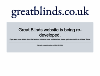 greatblinds.co.uk screenshot