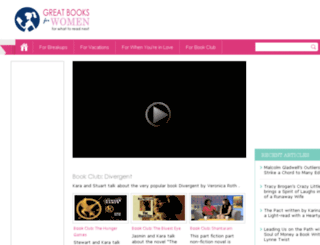 greatbooksforwomen.com screenshot