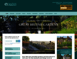 greatbritishgardens.co.uk screenshot