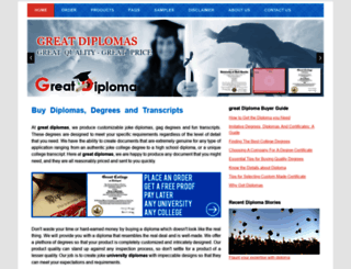 greatdiplomas.com screenshot