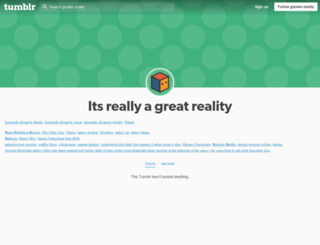 greater-reality.tumblr.com screenshot