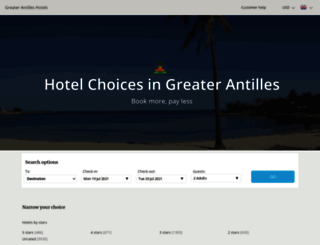 greaterantilleshotels.com screenshot
