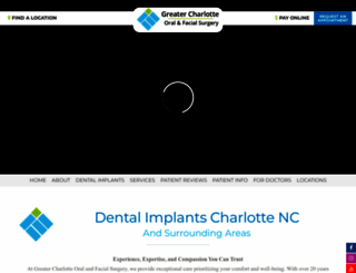 greatercharlotteoralsurgery.com screenshot