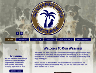 greaterfortmyersdogclub.org screenshot