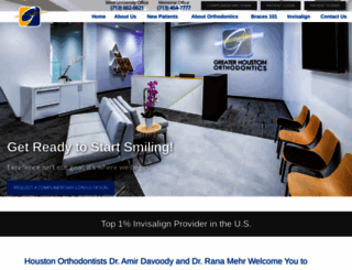greaterhoustonorthodontist.com screenshot