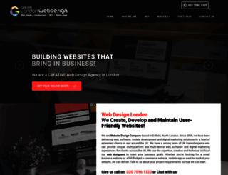 greaterlondonwebdesign.co.uk screenshot