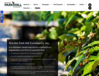 greaterparkhill.org screenshot