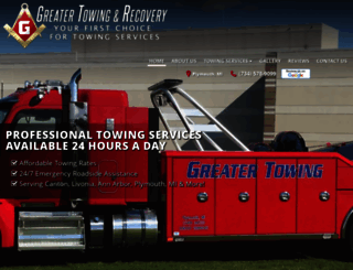 greatertowingrecovery.com screenshot