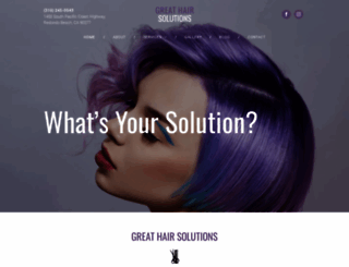 greathairsolutions.com screenshot