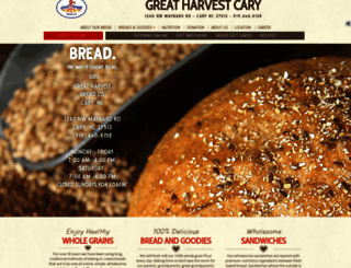 greatharvestcary.com screenshot