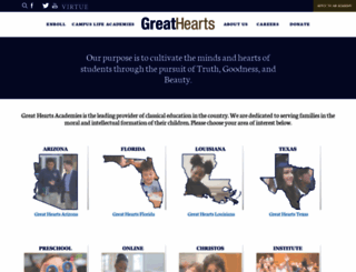 greatheartsacademies.org screenshot