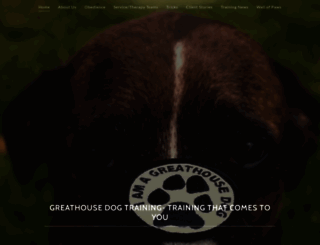 greathousedogtraining.com screenshot