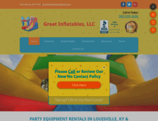 greatinflatables.net screenshot