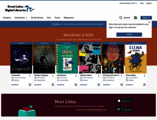 greatlakes.libraryreserve.com screenshot