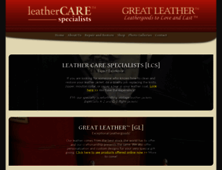 greatleather.com screenshot