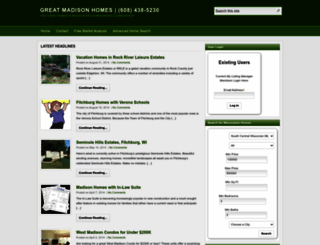 greatmadisonhomes.com screenshot
