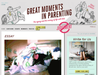 greatmomentsinparenting.com screenshot