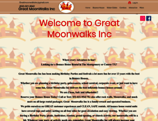 greatmoonwalks.com screenshot