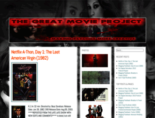 greatmovieproject.wordpress.com screenshot