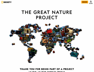 greatnatureproject.org screenshot