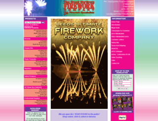 greatnorthernfireworks.co.uk screenshot