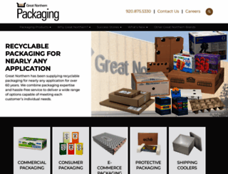 greatnorthernpackaging.com screenshot