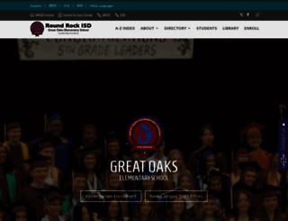 greatoaks.roundrockisd.org screenshot