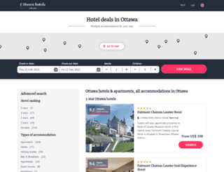 greatottawahotels.com screenshot