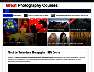 greatphotographycourses.net screenshot
