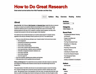 greatresearch.org screenshot