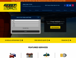 greatrivertire.com screenshot
