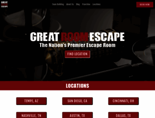 greatroomescape.com screenshot