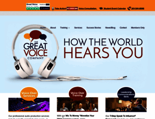greatvoiceco.com screenshot