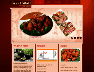 greatwallandover.com screenshot